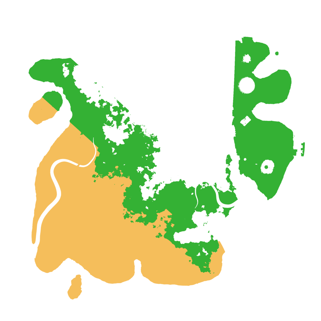Biome Rust Map: Procedural Map, Size: 3500, Seed: 160812