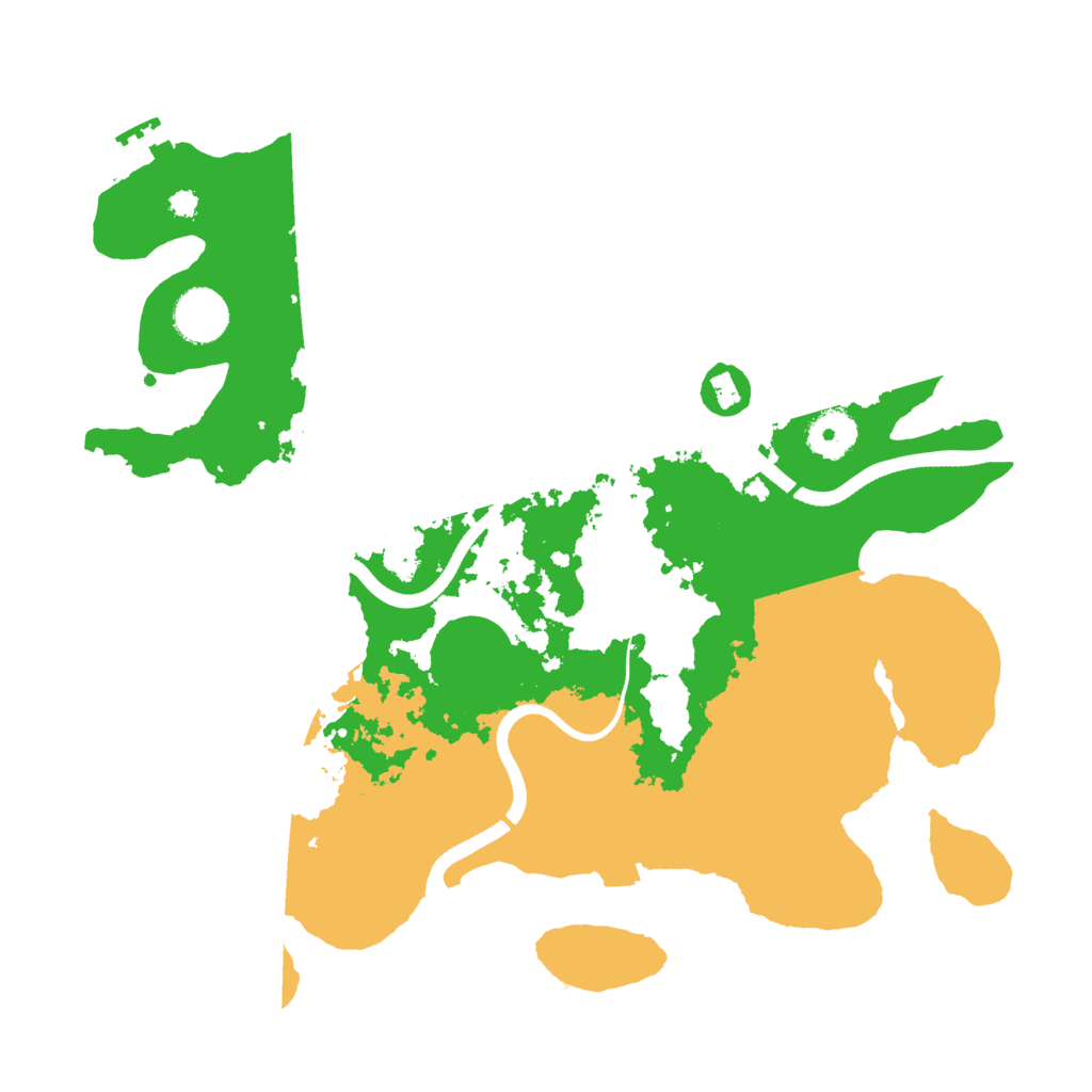 Biome Rust Map: Procedural Map, Size: 3500, Seed: 5044502