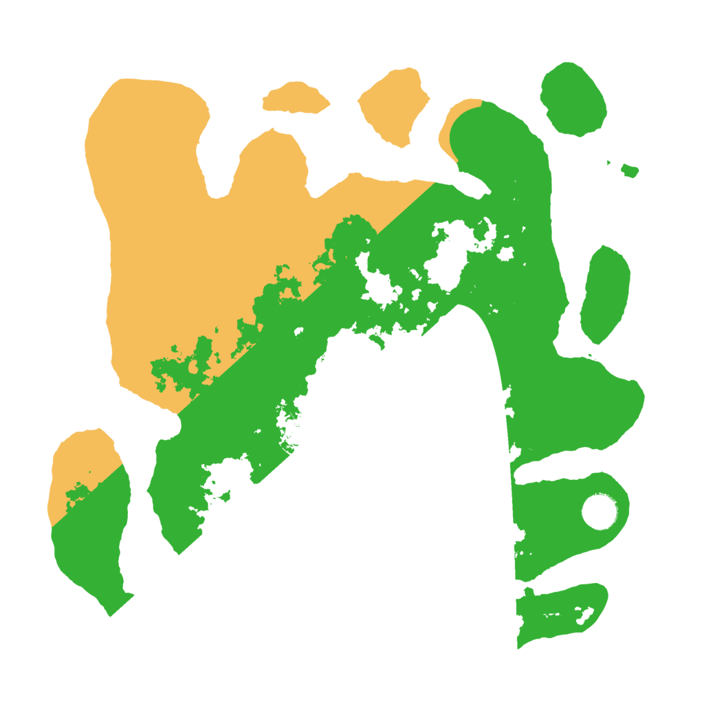 Biome Rust Map: Barren, Size: 3500, Seed: 3679130