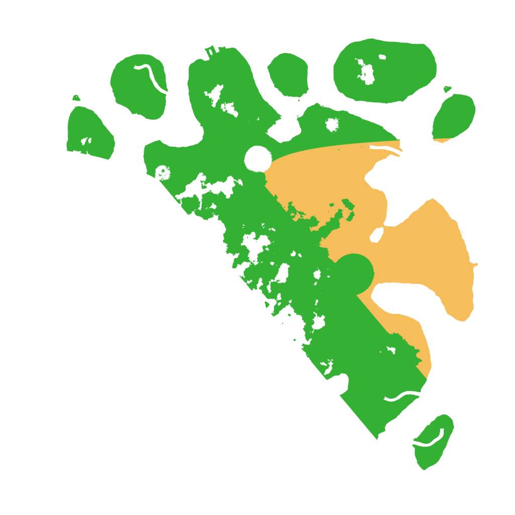 Biome Rust Map: Procedural Map, Size: 3500, Seed: 2980497