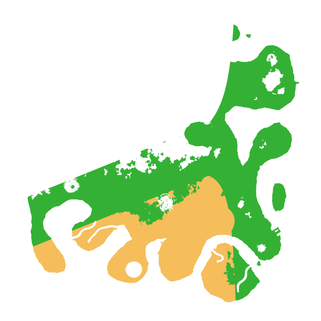 Biome Rust Map: Procedural Map, Size: 3500, Seed: 807813