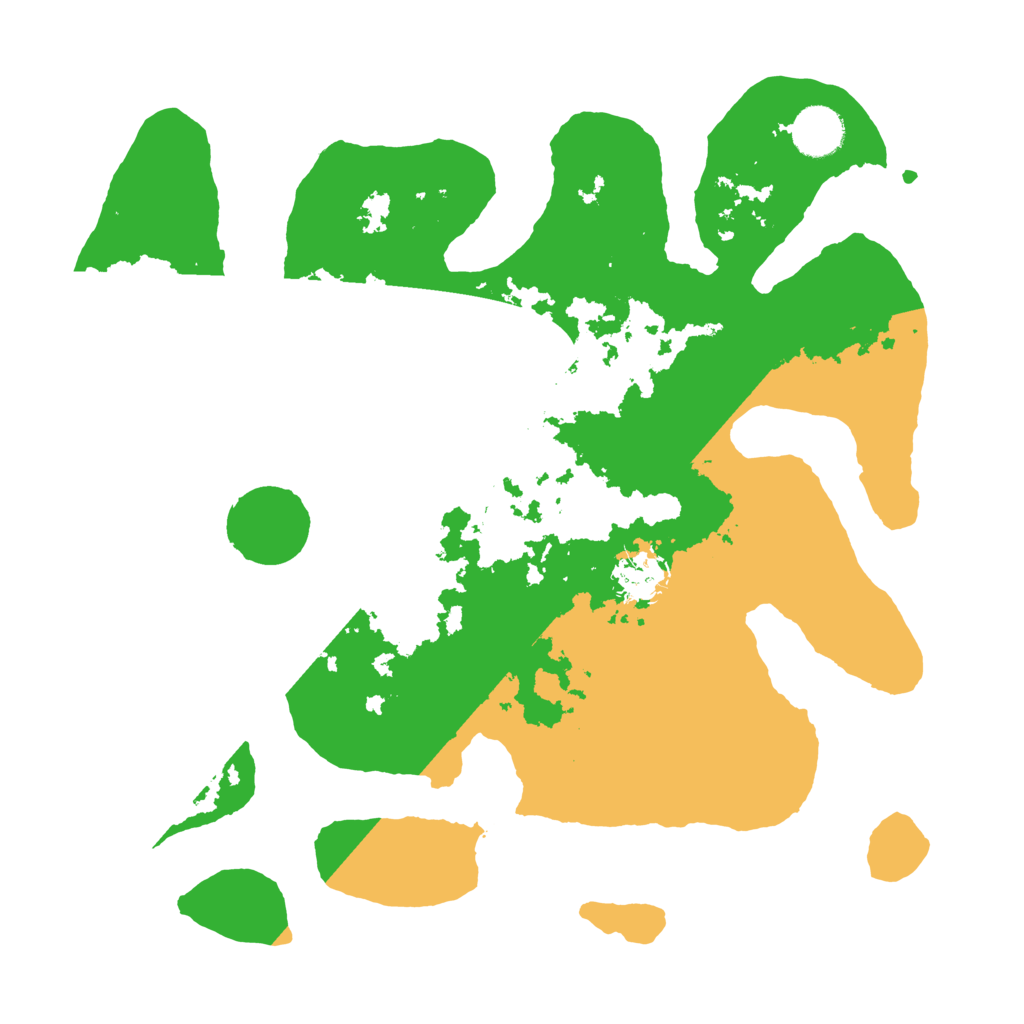 Biome Rust Map: Barren, Size: 3500, Seed: 1262640