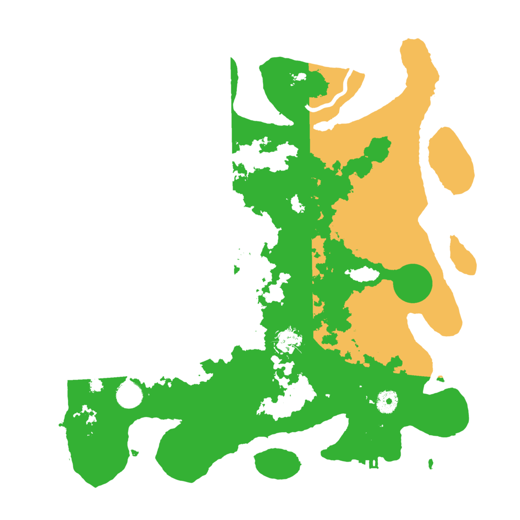 Biome Rust Map: Procedural Map, Size: 3500, Seed: 954063