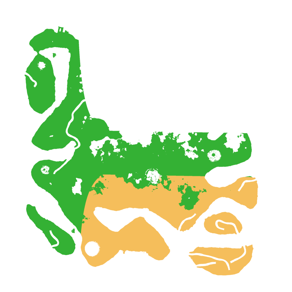 Biome Rust Map: Procedural Map, Size: 3500, Seed: 990500