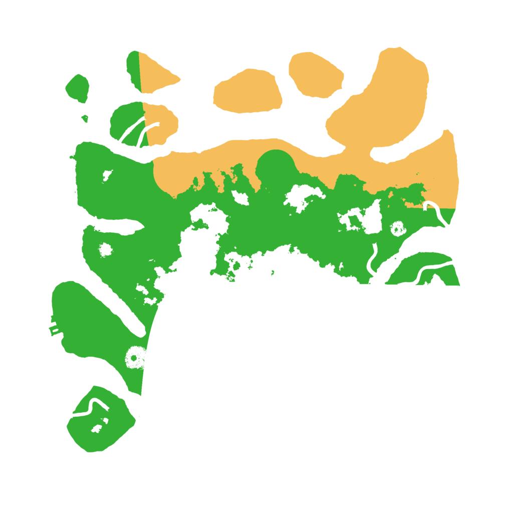 Biome Rust Map: Procedural Map, Size: 3500, Seed: 3480173