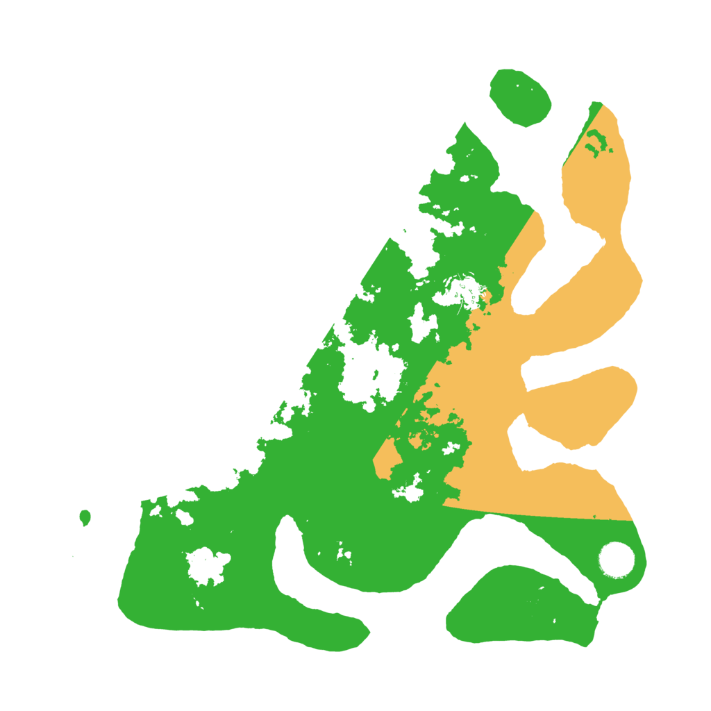 Biome Rust Map: Barren, Size: 3500, Seed: 3027113