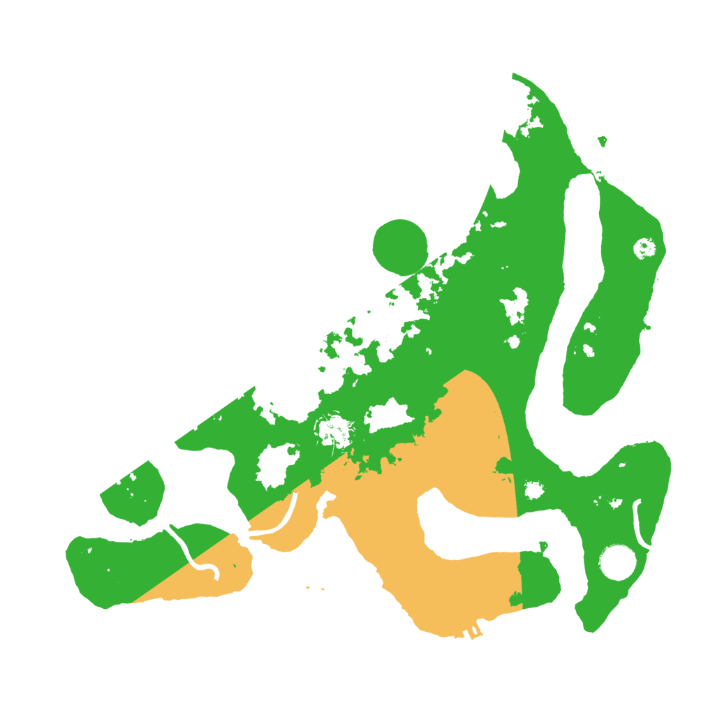 Biome Rust Map: Procedural Map, Size: 3500, Seed: 1480605