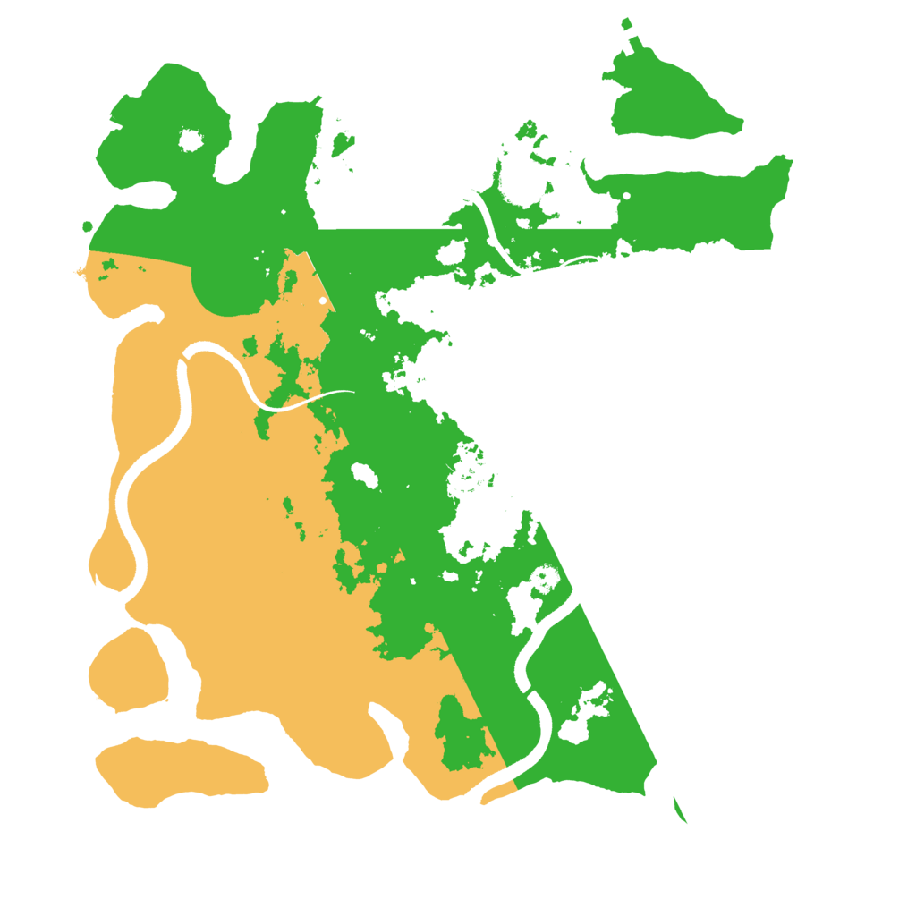 Biome Rust Map: Procedural Map, Size: 3500, Seed: 721648