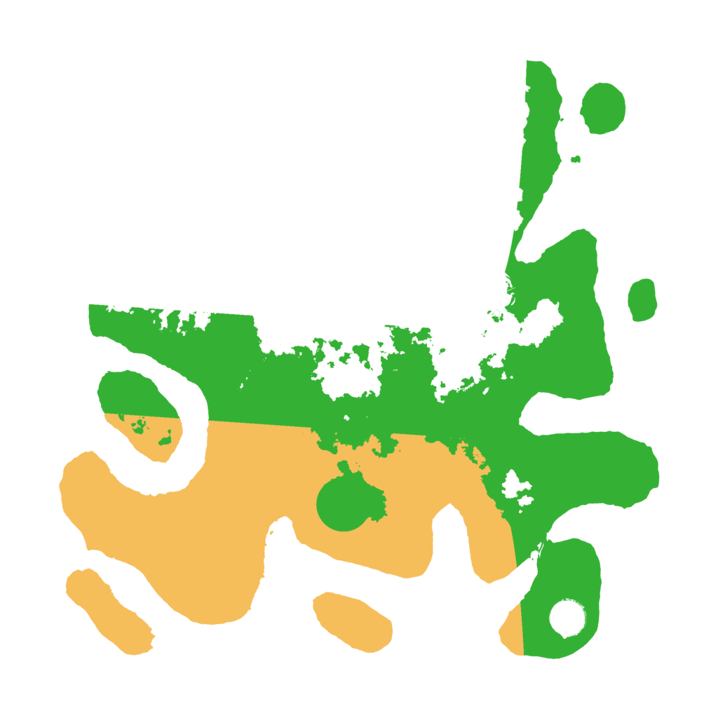 Biome Rust Map: Barren, Size: 3500, Seed: 5067375