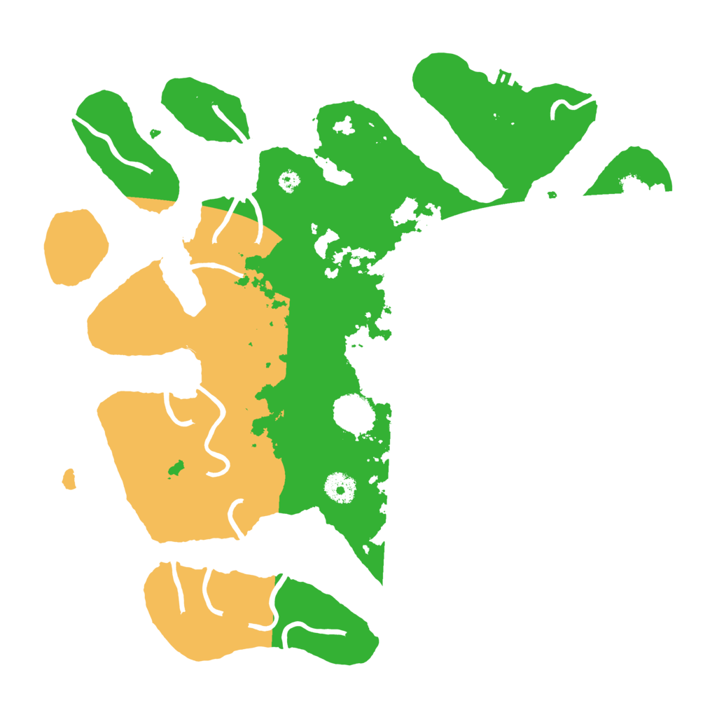 Biome Rust Map: Procedural Map, Size: 3500, Seed: 1581083