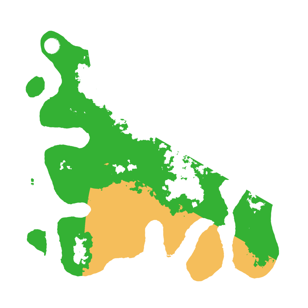 Biome Rust Map: Barren, Size: 3500, Seed: 2895815