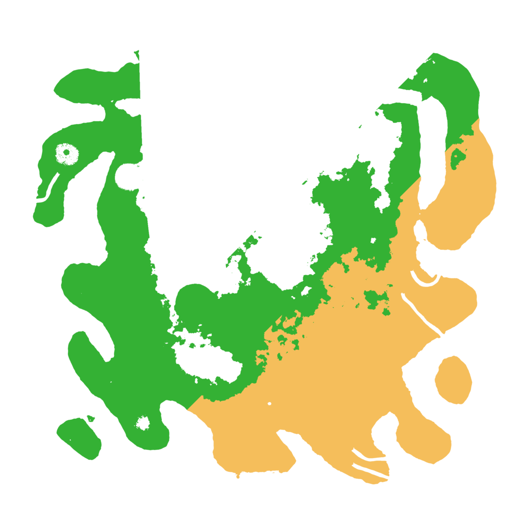 Biome Rust Map: Procedural Map, Size: 3500, Seed: 3587961