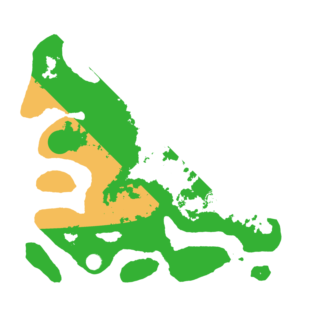 Biome Rust Map: Barren, Size: 3500, Seed: 278030