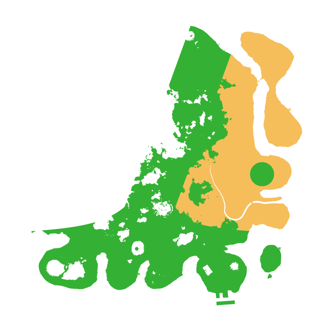 Biome Rust Map: Procedural Map, Size: 3500, Seed: 3381705