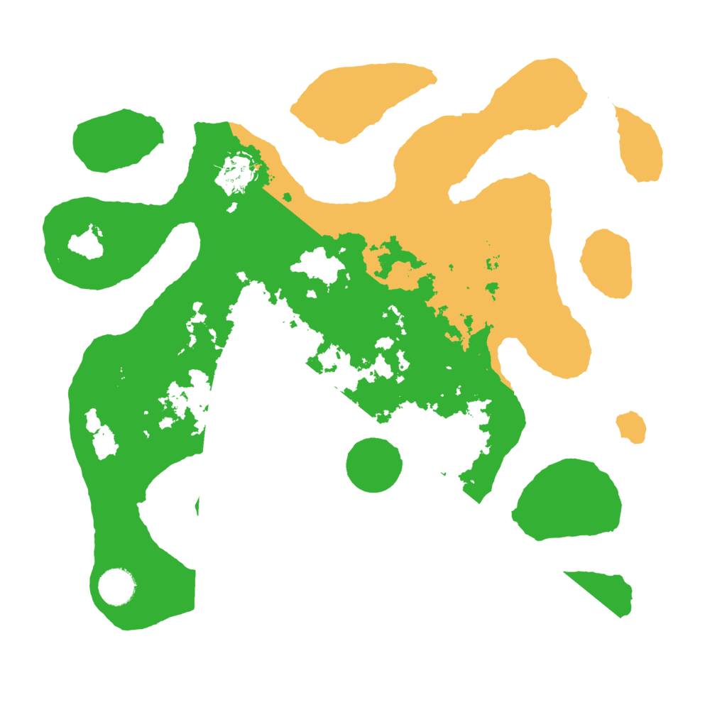 Biome Rust Map: Barren, Size: 3500, Seed: 5812105