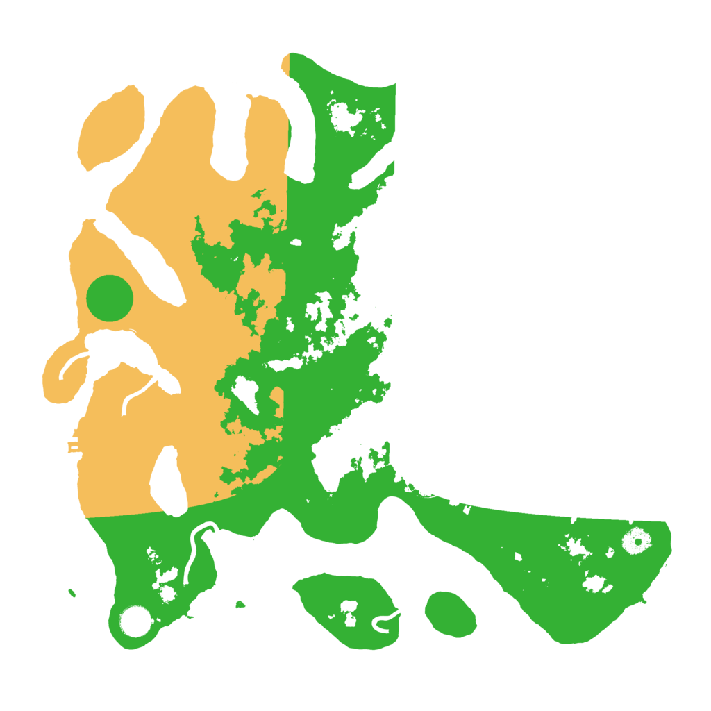 Biome Rust Map: Procedural Map, Size: 4000, Seed: 1858581488