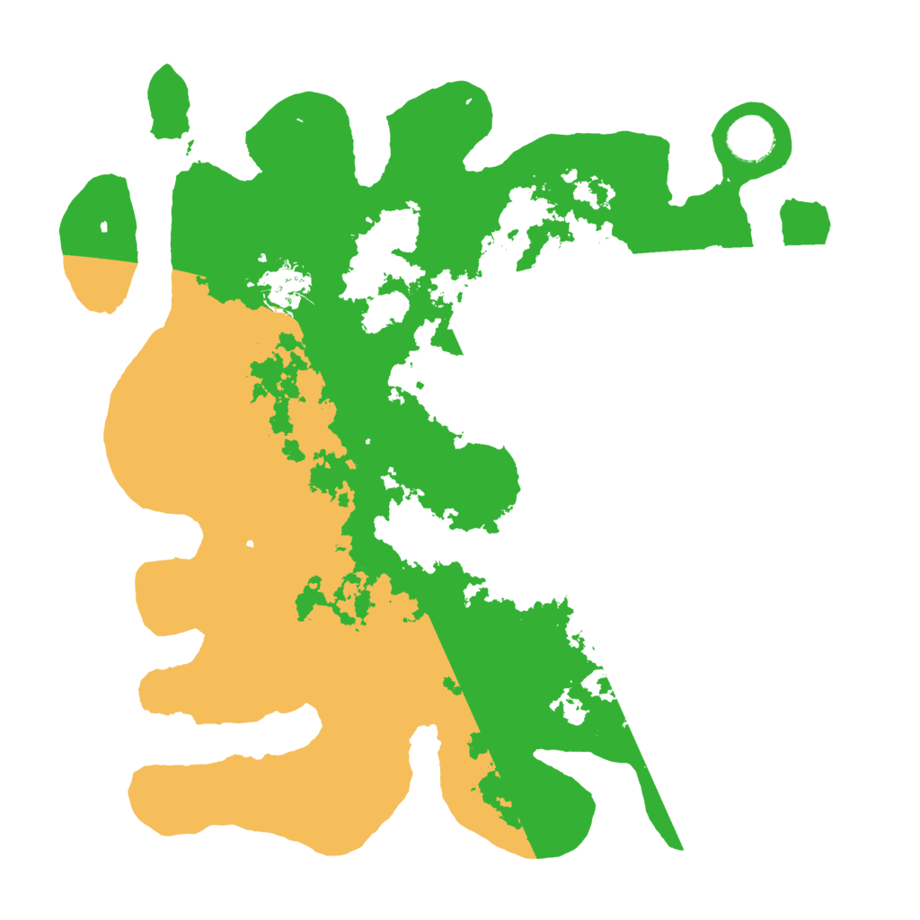 Biome Rust Map: Barren, Size: 3500, Seed: 5293813