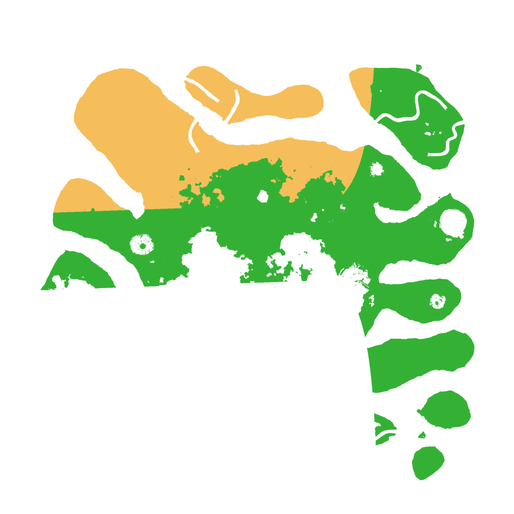 Biome Rust Map: Procedural Map, Size: 3500, Seed: 781100