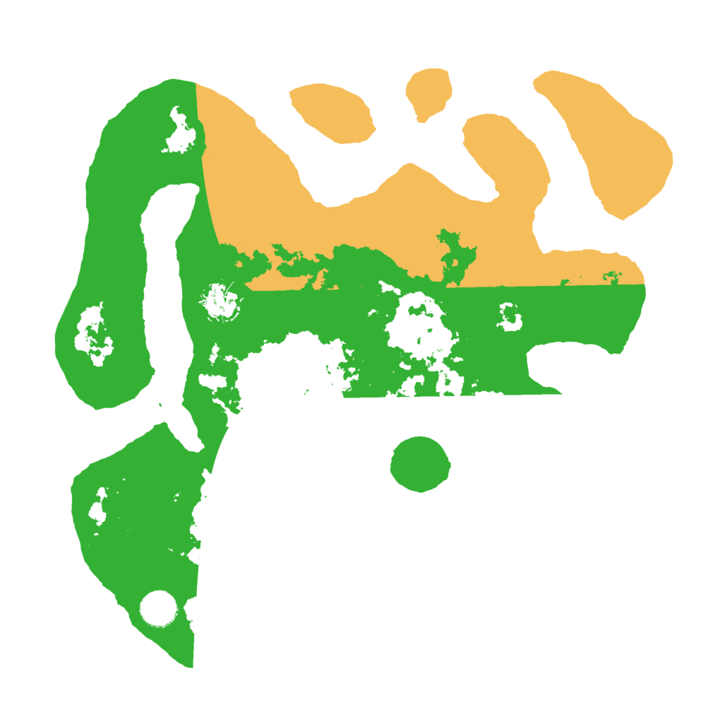 Biome Rust Map: Barren, Size: 3500, Seed: 3032663