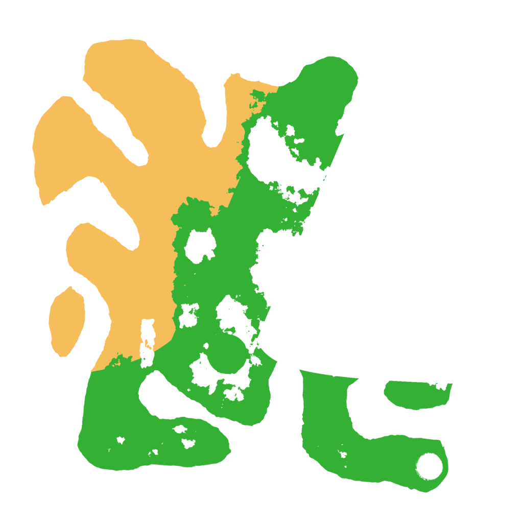 Biome Rust Map: Barren, Size: 3500, Seed: 3639823