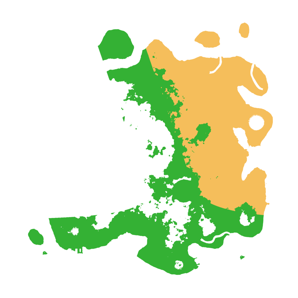 Biome Rust Map: Procedural Map, Size: 3500, Seed: 5583072
