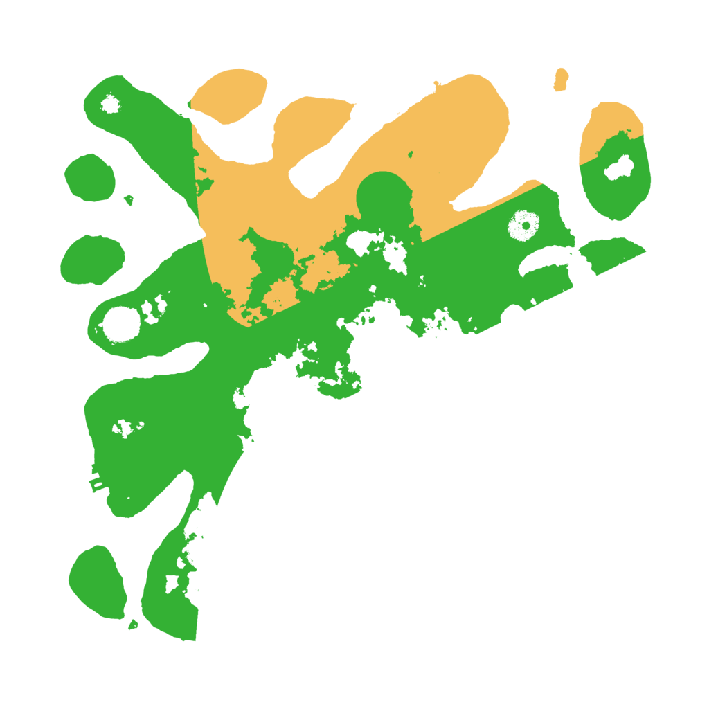 Biome Rust Map: Procedural Map, Size: 3500, Seed: 5363247