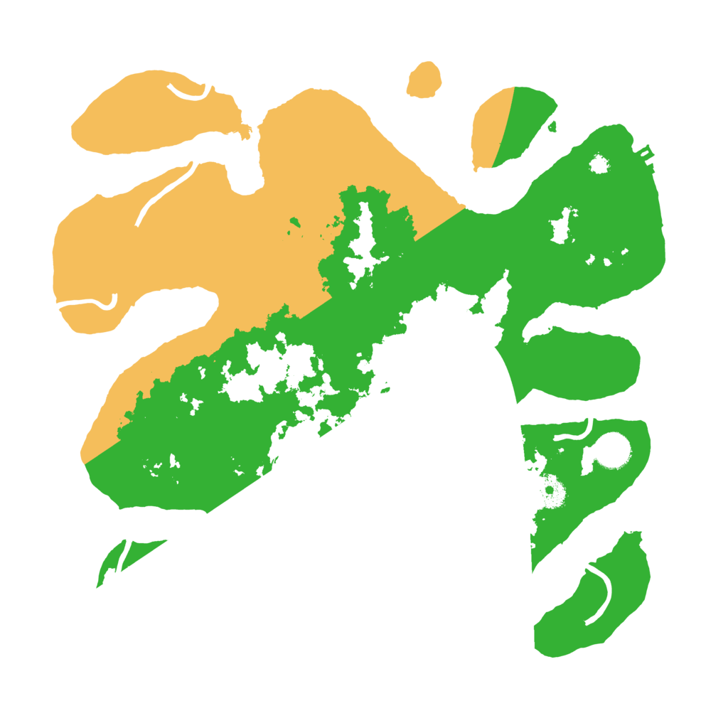 Biome Rust Map: Procedural Map, Size: 3500, Seed: 3518334