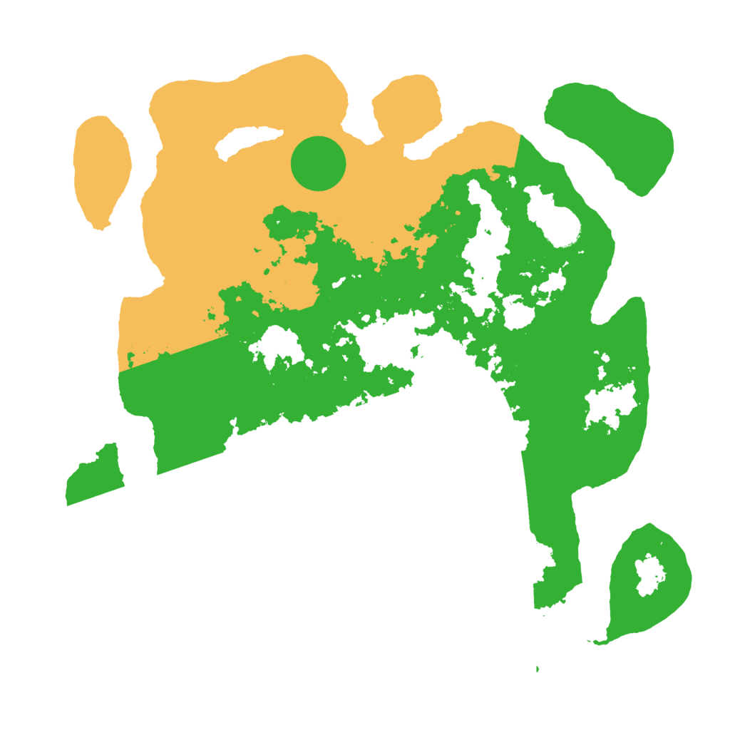 Biome Rust Map: Barren, Size: 3500, Seed: 3999877