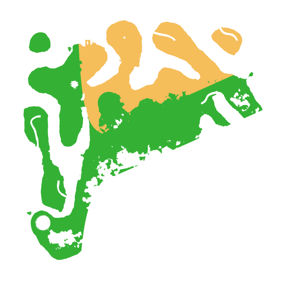 Biome Rust Map: Procedural Map, Size: 3500, Seed: 4097751