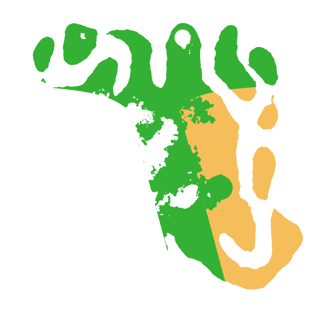 Biome Rust Map: Barren, Size: 3500, Seed: 4087181