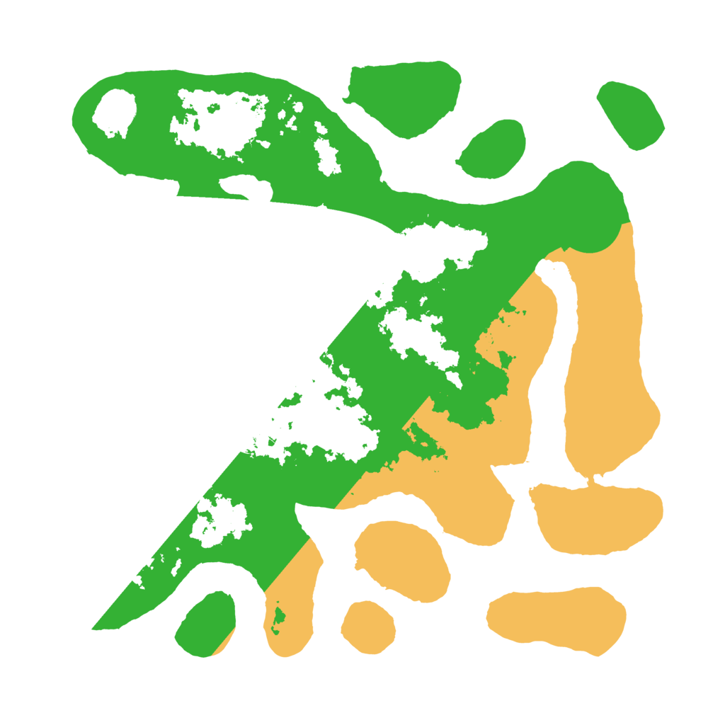 Biome Rust Map: Barren, Size: 3500, Seed: 1834153