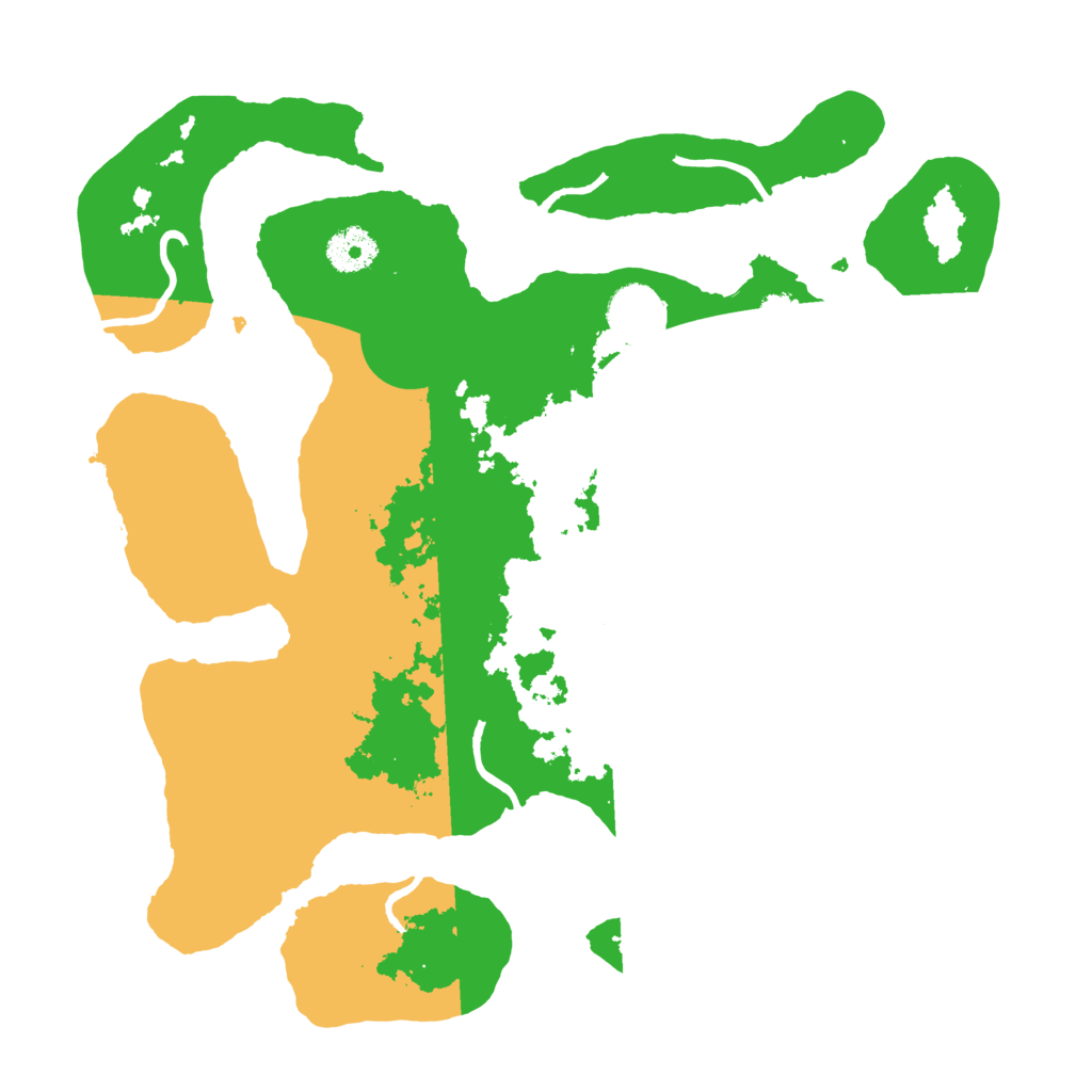 Biome Rust Map: Procedural Map, Size: 3500, Seed: 4480947