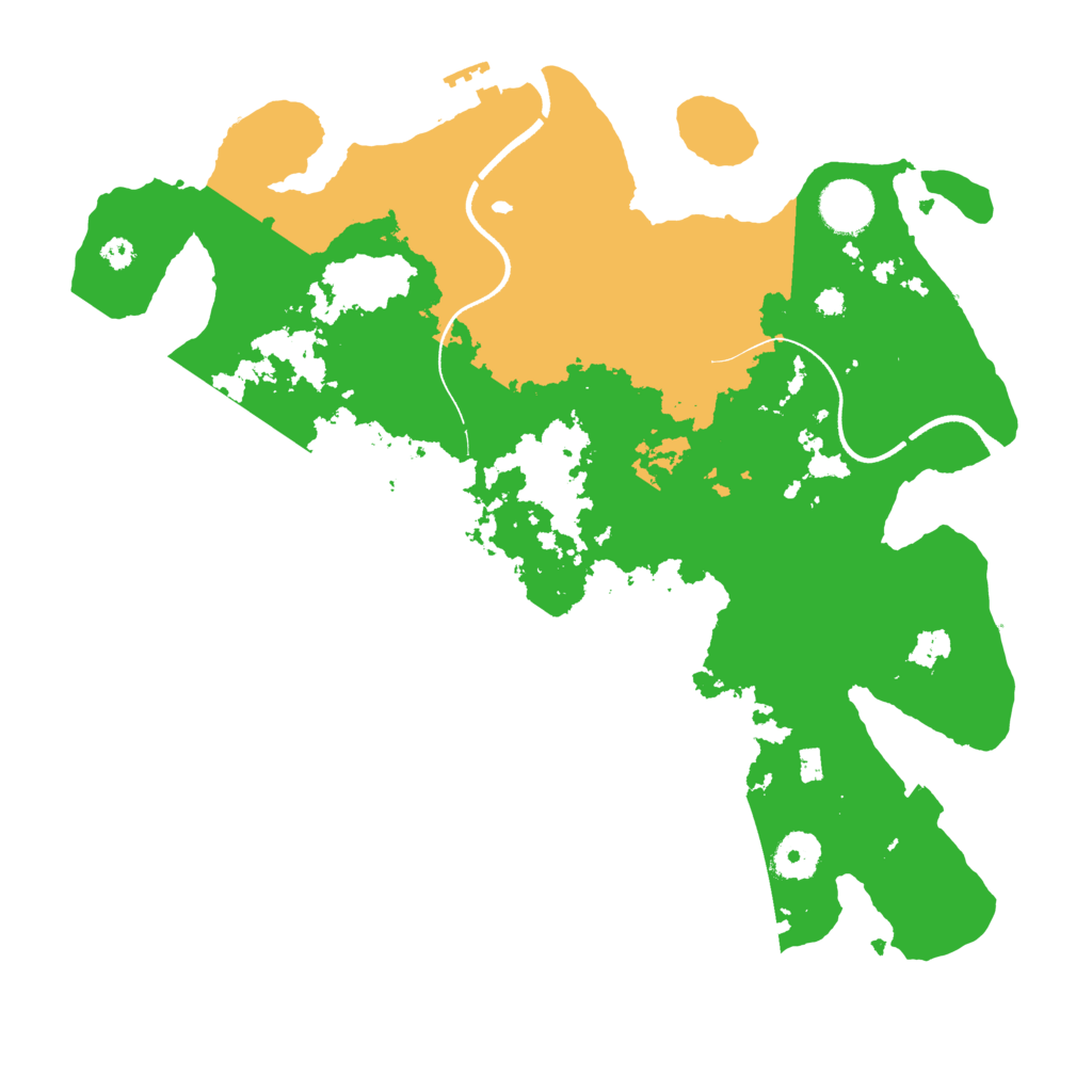 Biome Rust Map: Procedural Map, Size: 3500, Seed: 2907608