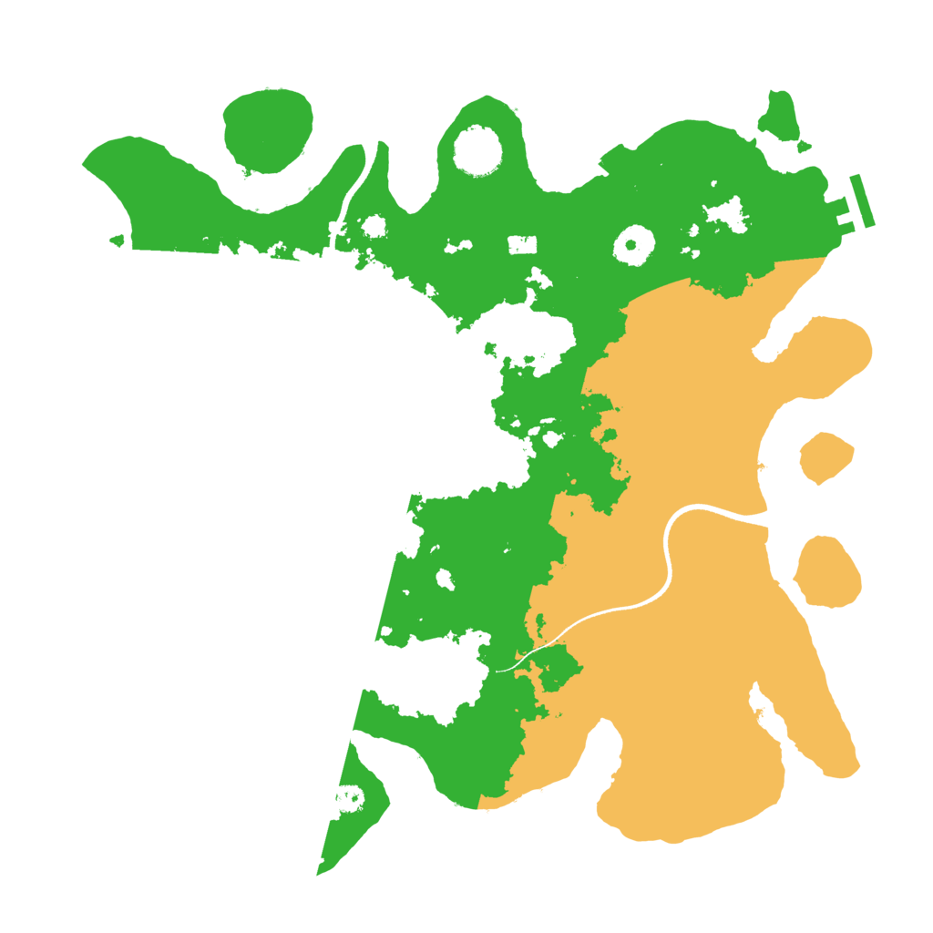 Biome Rust Map: Procedural Map, Size: 3500, Seed: 1100311
