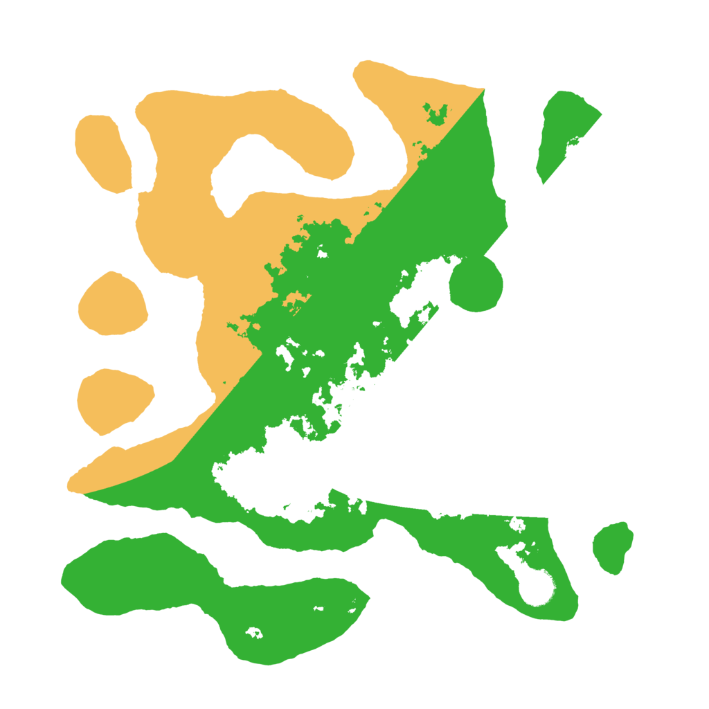 Biome Rust Map: Barren, Size: 3500, Seed: 5673562