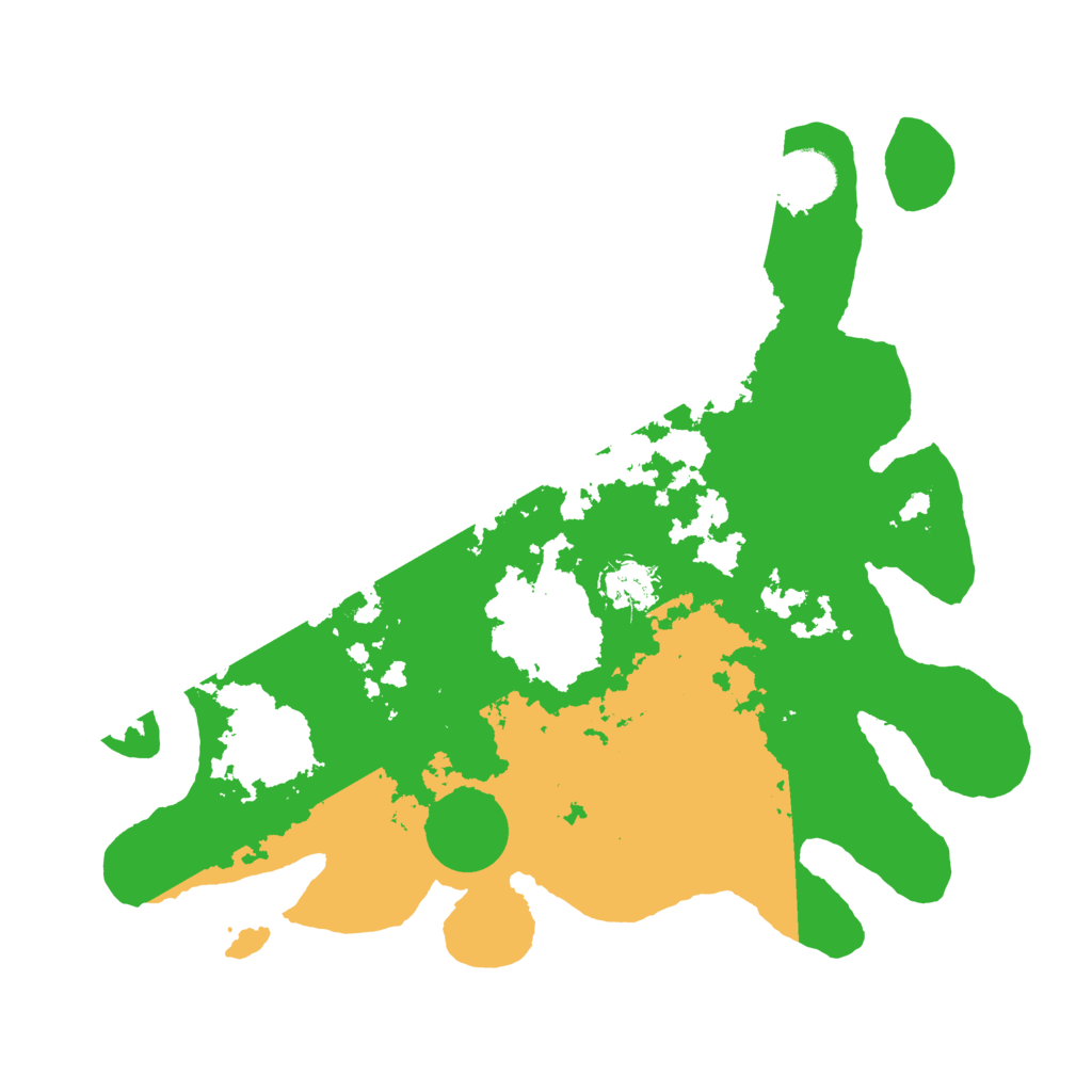 Biome Rust Map: Barren, Size: 3500, Seed: 2154066