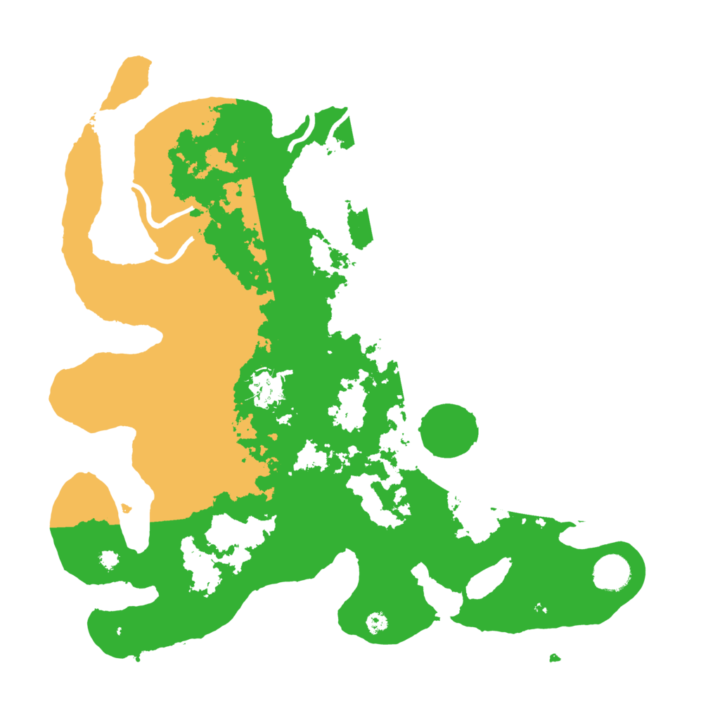 Biome Rust Map: Procedural Map, Size: 3500, Seed: 2470244