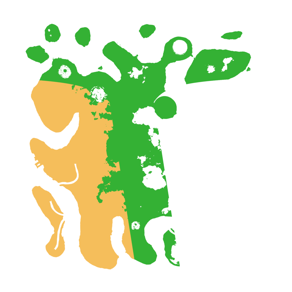 Biome Rust Map: Procedural Map, Size: 3500, Seed: 4383484