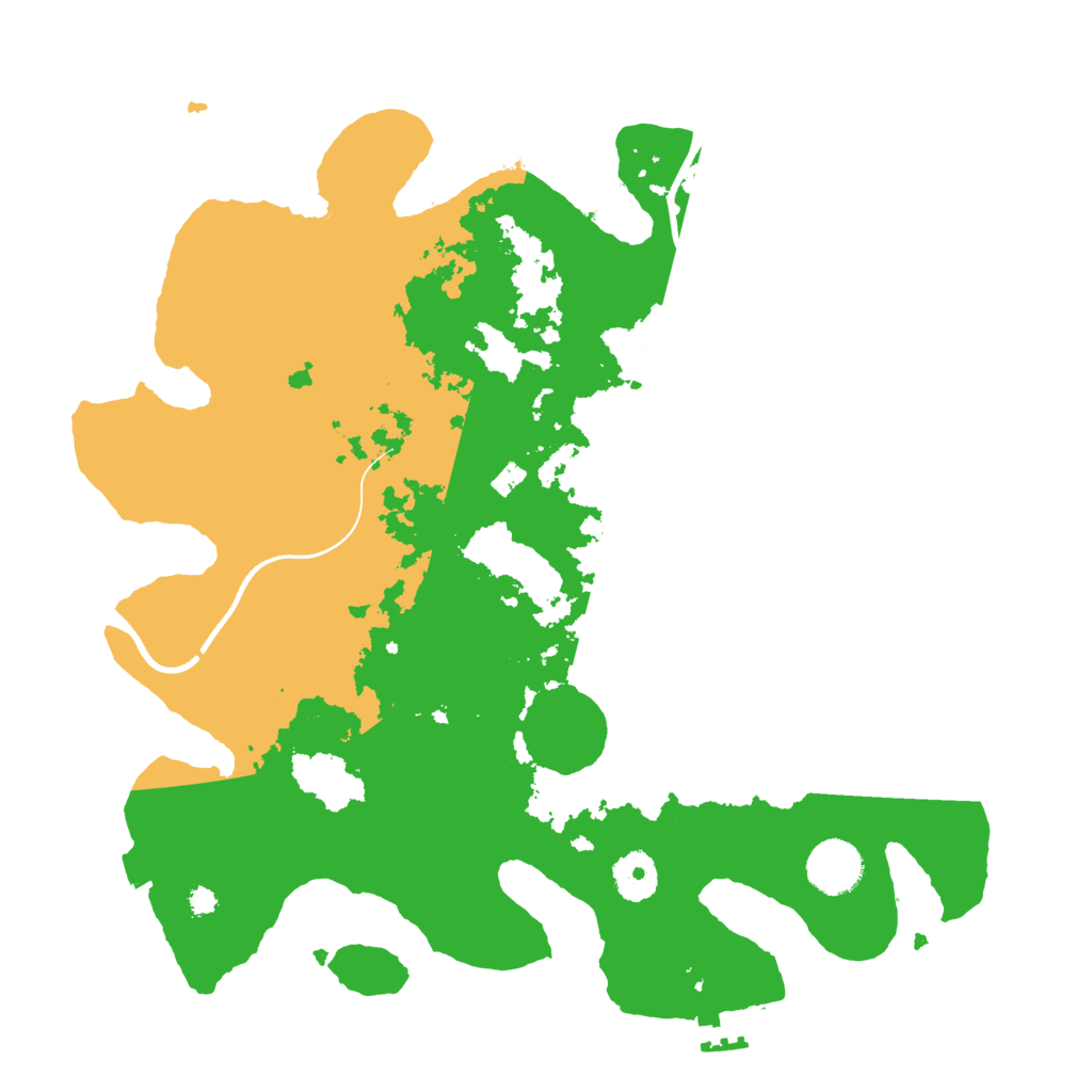 Biome Rust Map: Procedural Map, Size: 3500, Seed: 2523727