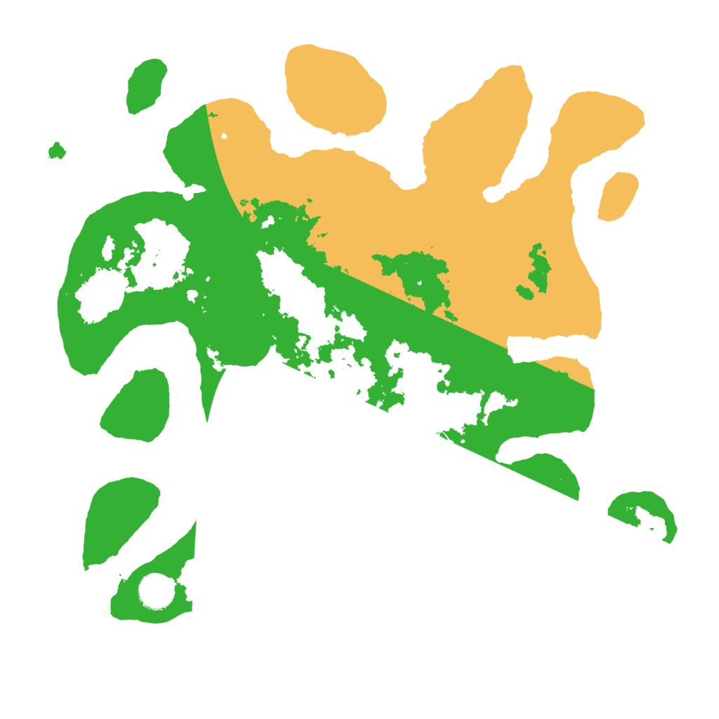 Biome Rust Map: Barren, Size: 3500, Seed: 4631596