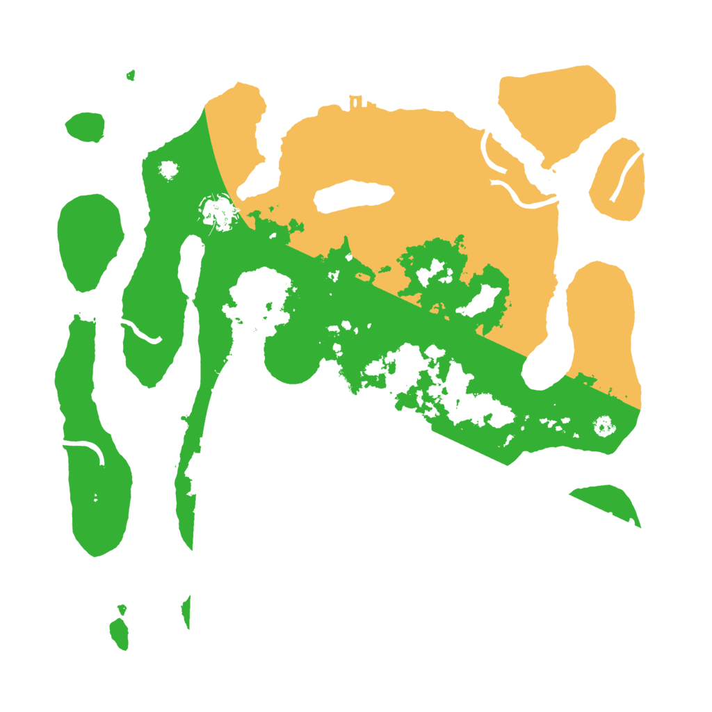 Biome Rust Map: Procedural Map, Size: 3500, Seed: 1358968