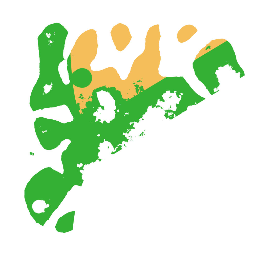 Biome Rust Map: Barren, Size: 3500, Seed: 6094637