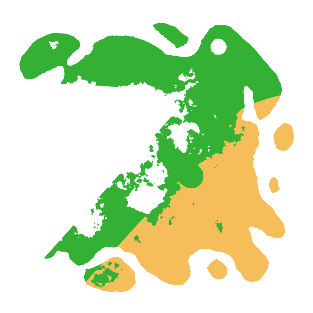 Biome Rust Map: Barren, Size: 3500, Seed: 4273209