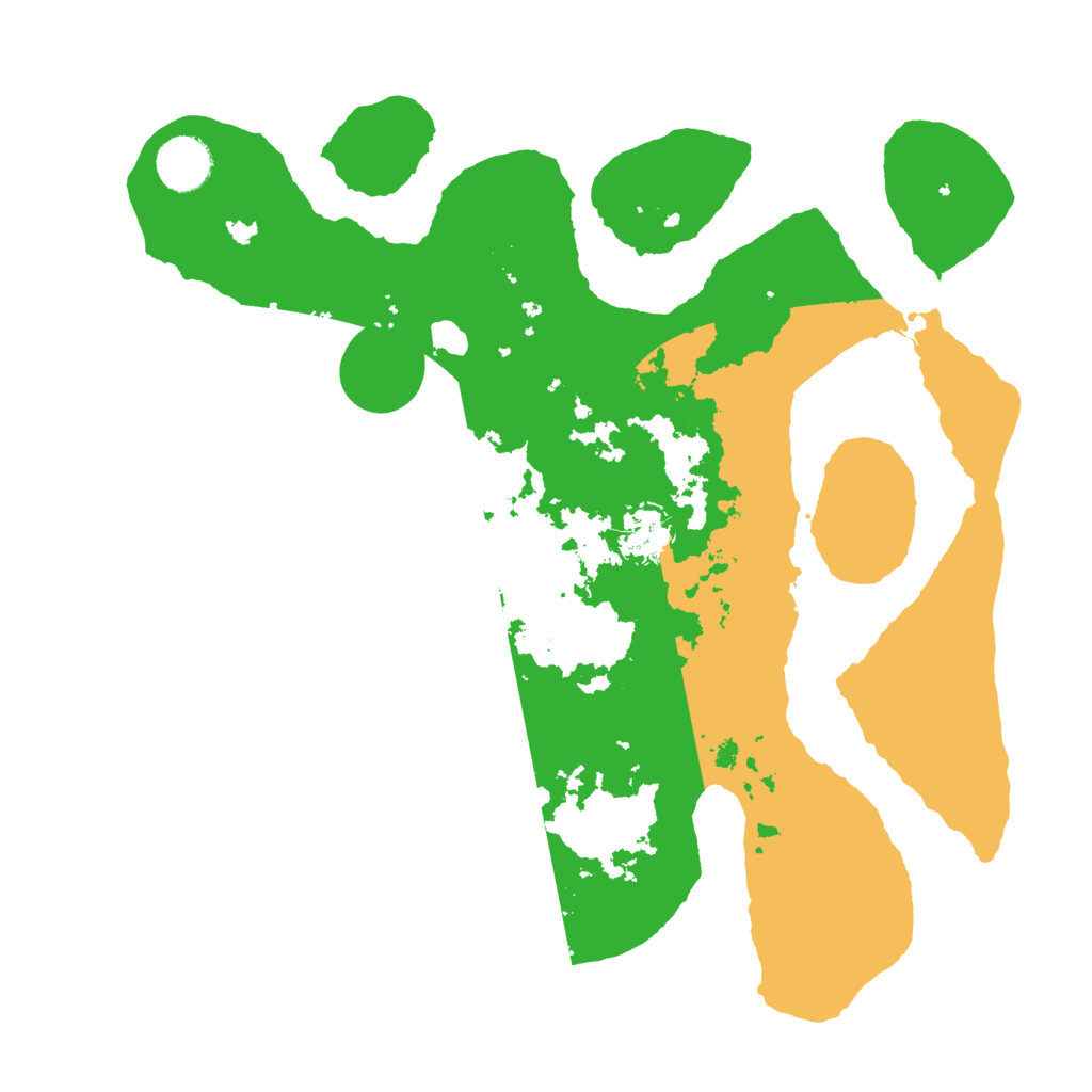 Biome Rust Map: Barren, Size: 3500, Seed: 2798166