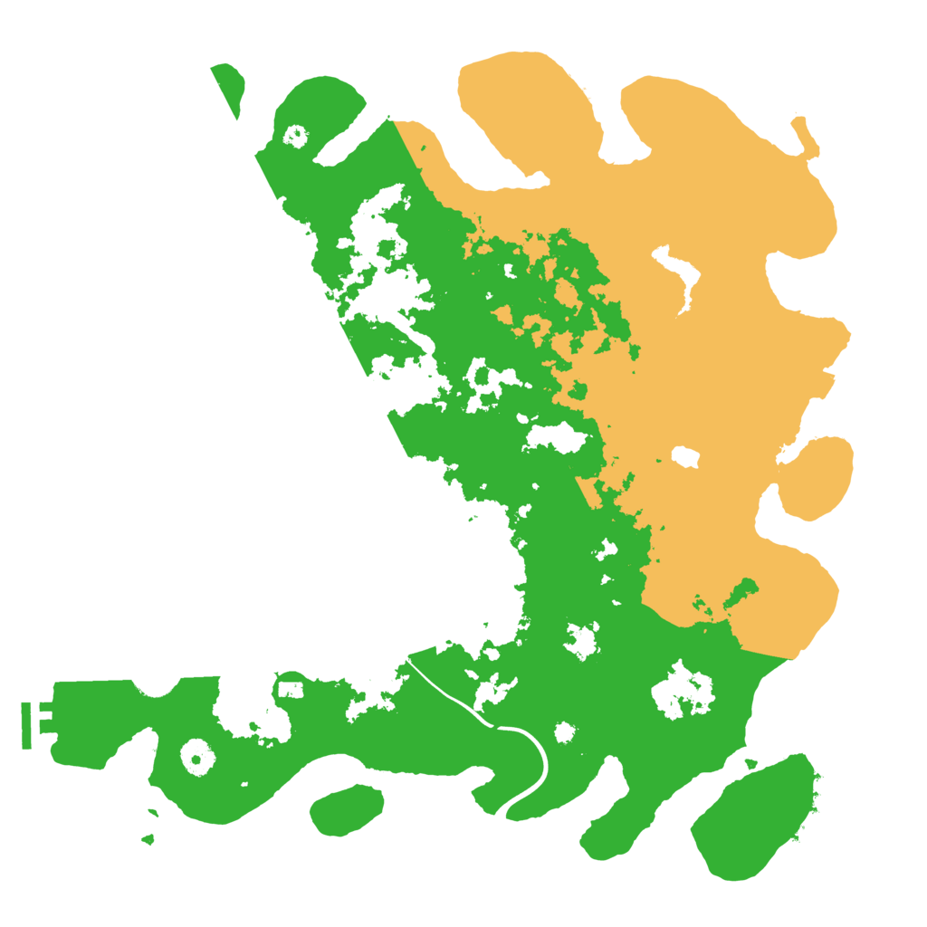 Biome Rust Map: Procedural Map, Size: 4000, Seed: 3100389