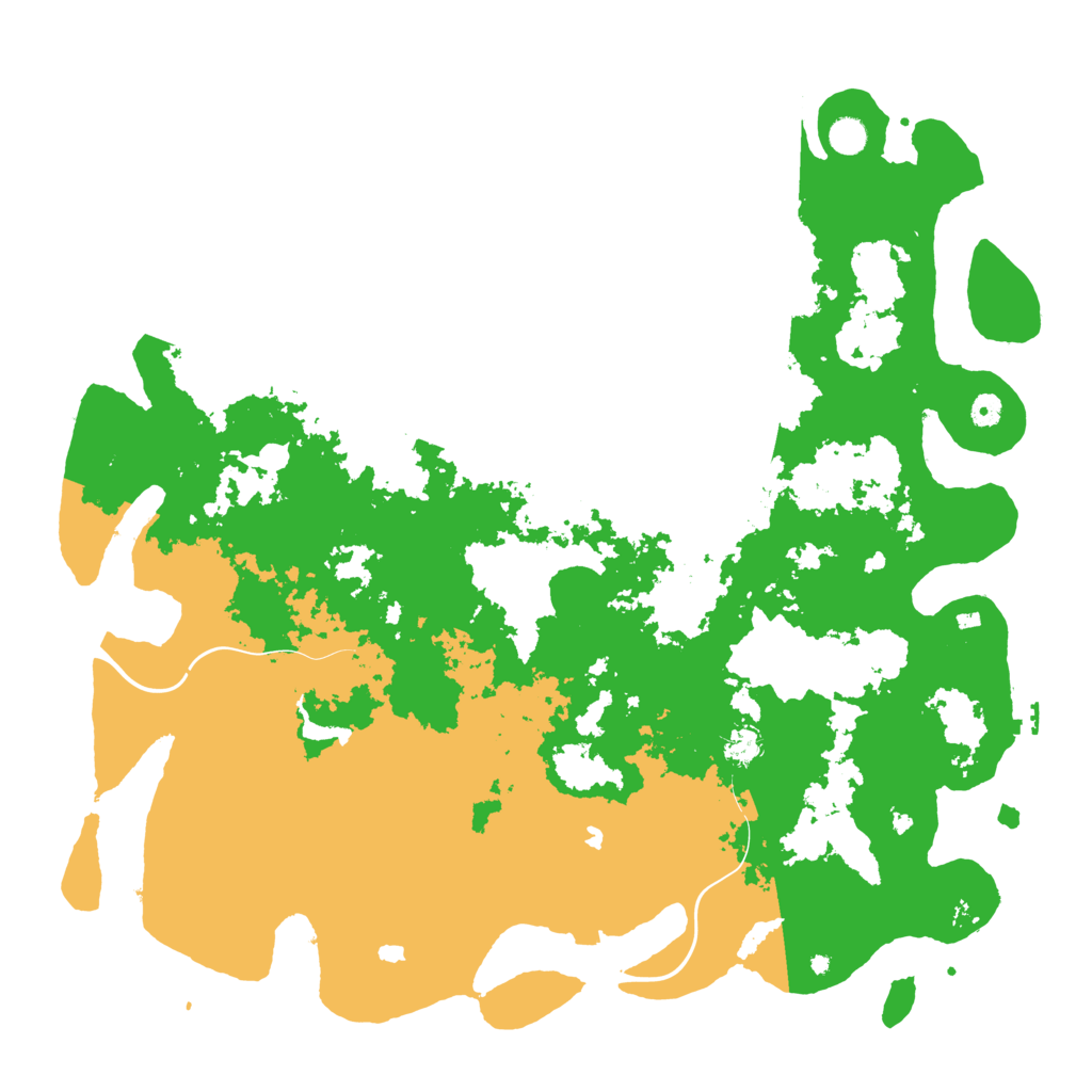 Biome Rust Map: Procedural Map, Size: 5100, Seed: 6573