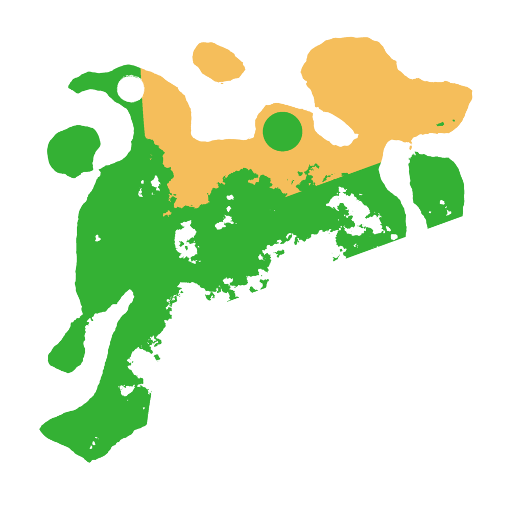 Biome Rust Map: Barren, Size: 3500, Seed: 4067940