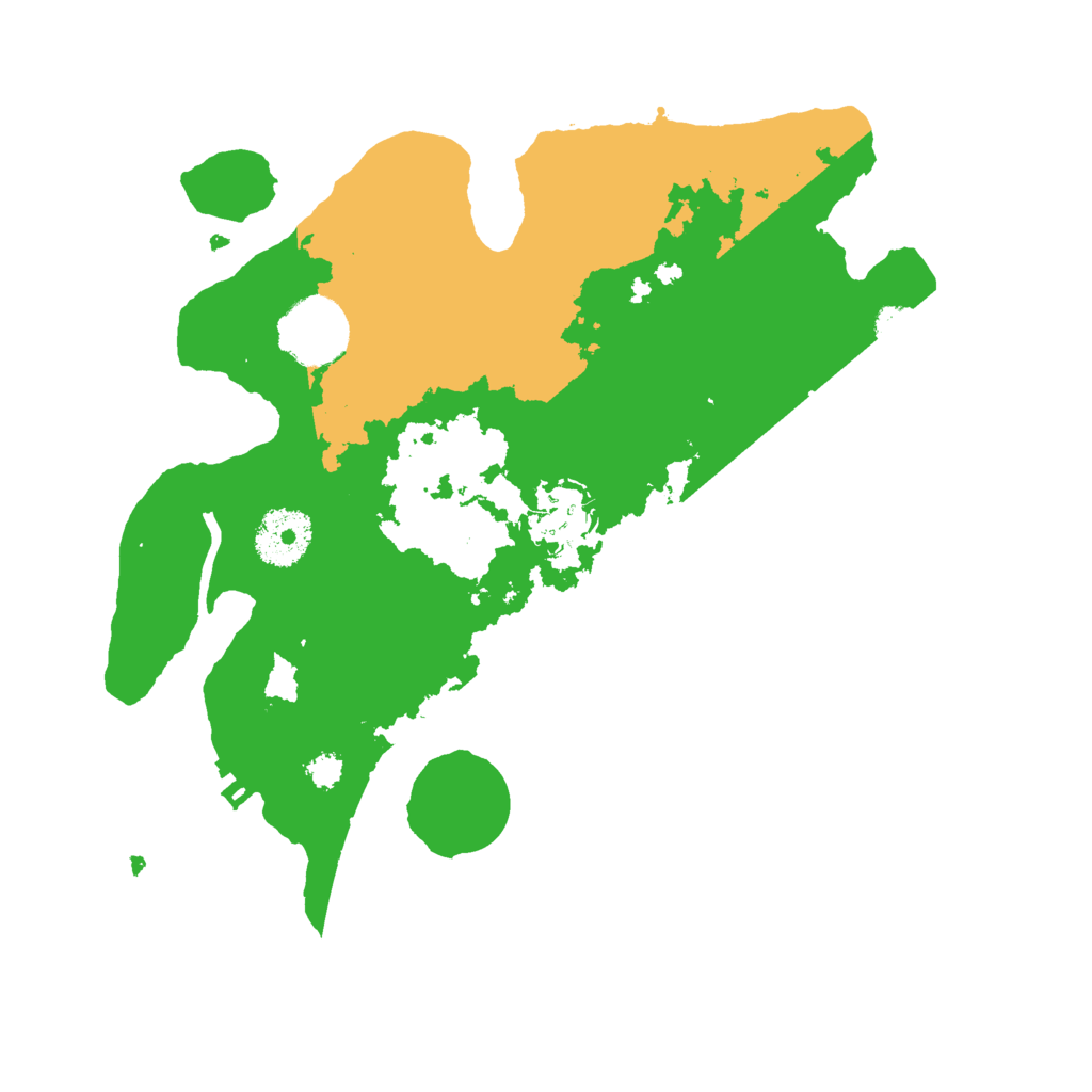 Biome Rust Map: Procedural Map, Size: 2900, Seed: 13