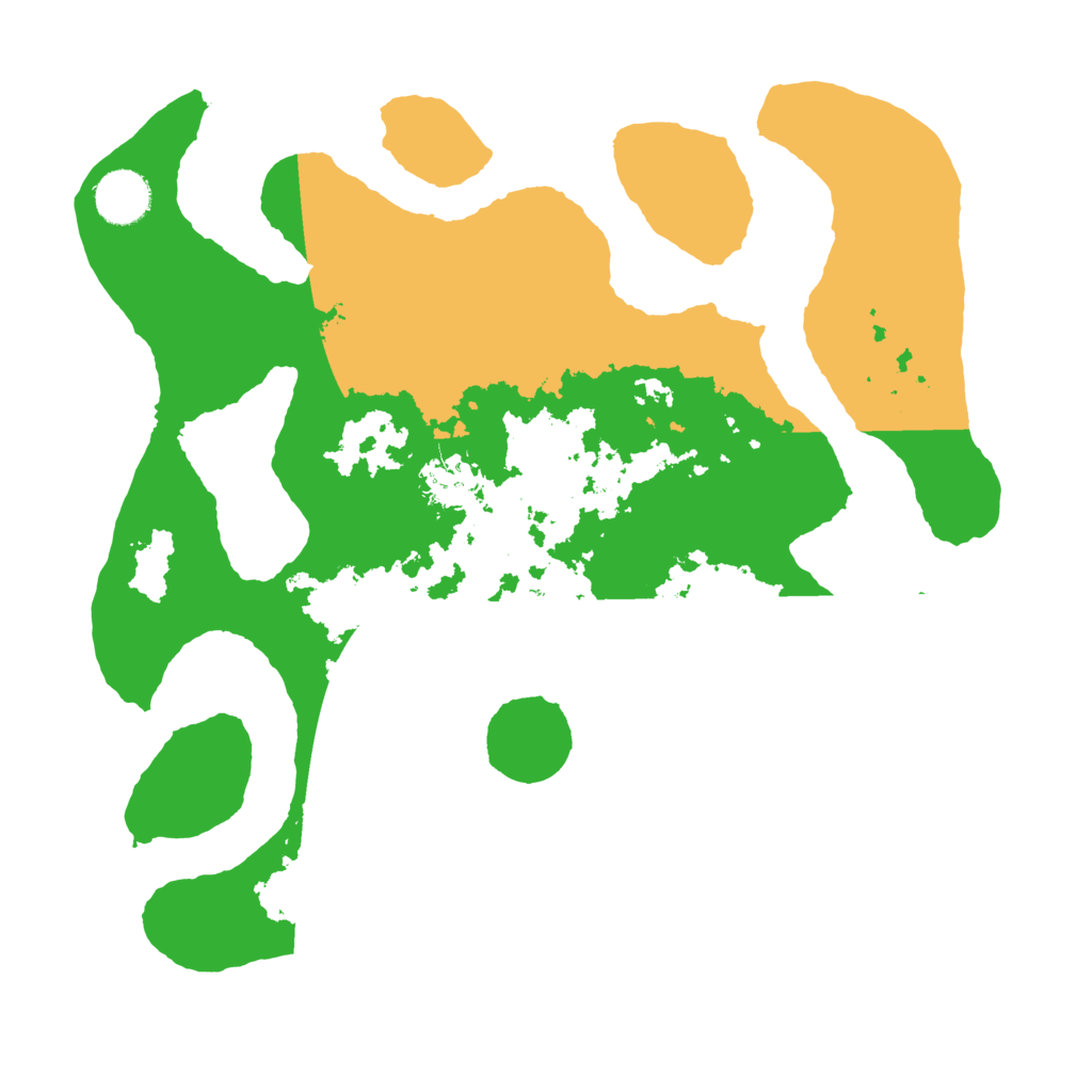 Biome Rust Map: Barren, Size: 3500, Seed: 1050422