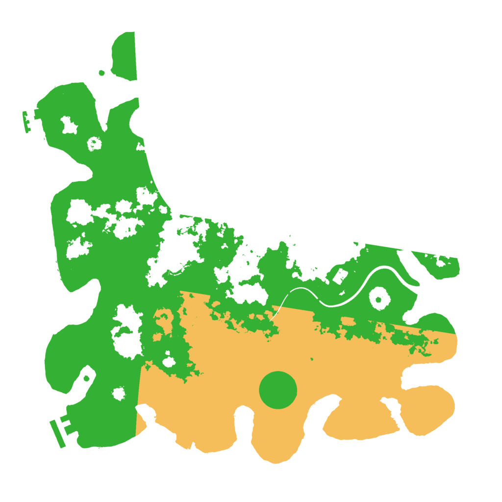 Biome Rust Map: Procedural Map, Size: 3500, Seed: 22021